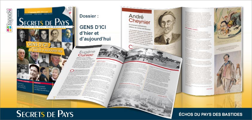 Le numéro 3 de « Secrets de Pays » et son dossier thématique « Gens d'ici, d'hier et d'aujourd'hui »…