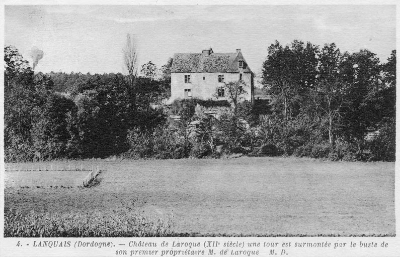 Château de Laroque (carte postale)