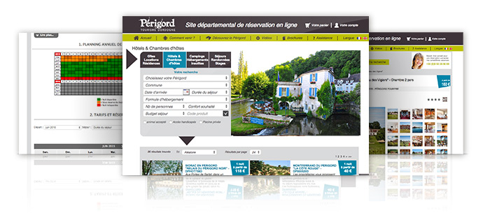 Réservez votre hotel sur le site de réservation en ligne Perigord Tourisme Dordogne