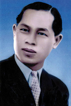 Bernard Vu Quang Huy, à son arrivée à Bergerac, en 1947