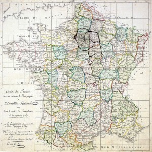 Découpage des départements français en 1789