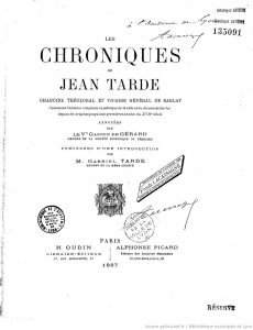 les-chroniques-de-jean-tarde