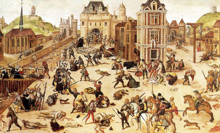 Le massacre de la Saint-Barthélemy (1572) par François Dubois, peintre protestant