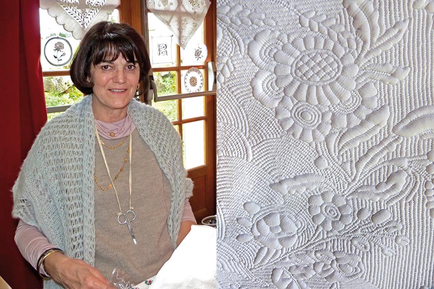 Le boutis, une technique de broderie qui revit aujourd’hui en Périgord